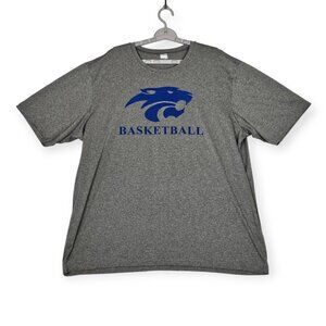 Sport-Tek Grey Basketball Graphic Performance T-Shirt 2XL